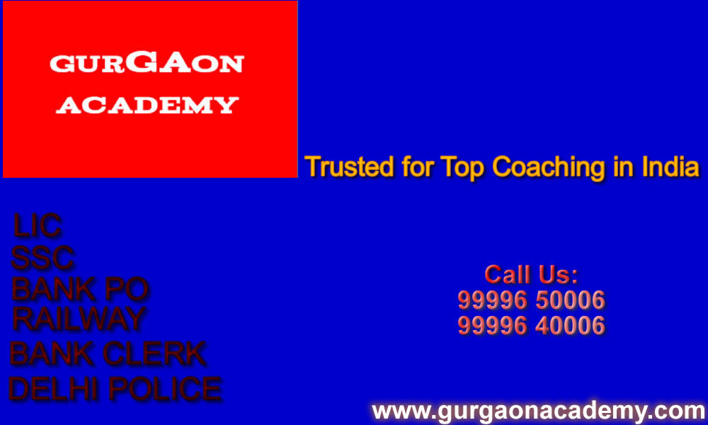 Reputed Top Famous Trusted Coaching Institute for Bank PO SSC LIC Railways Exams in Gurgaon