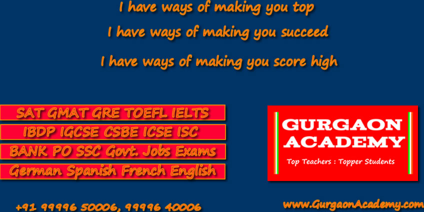  Gurgaon Academy(99996 50006):Coaching Institute for IB IGCSE CBSE ICSE Subjects in Gurgaon Delhi