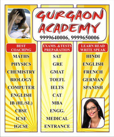 All classes All Subjects Private Class room Coaching Centre Institute in Gurgaon