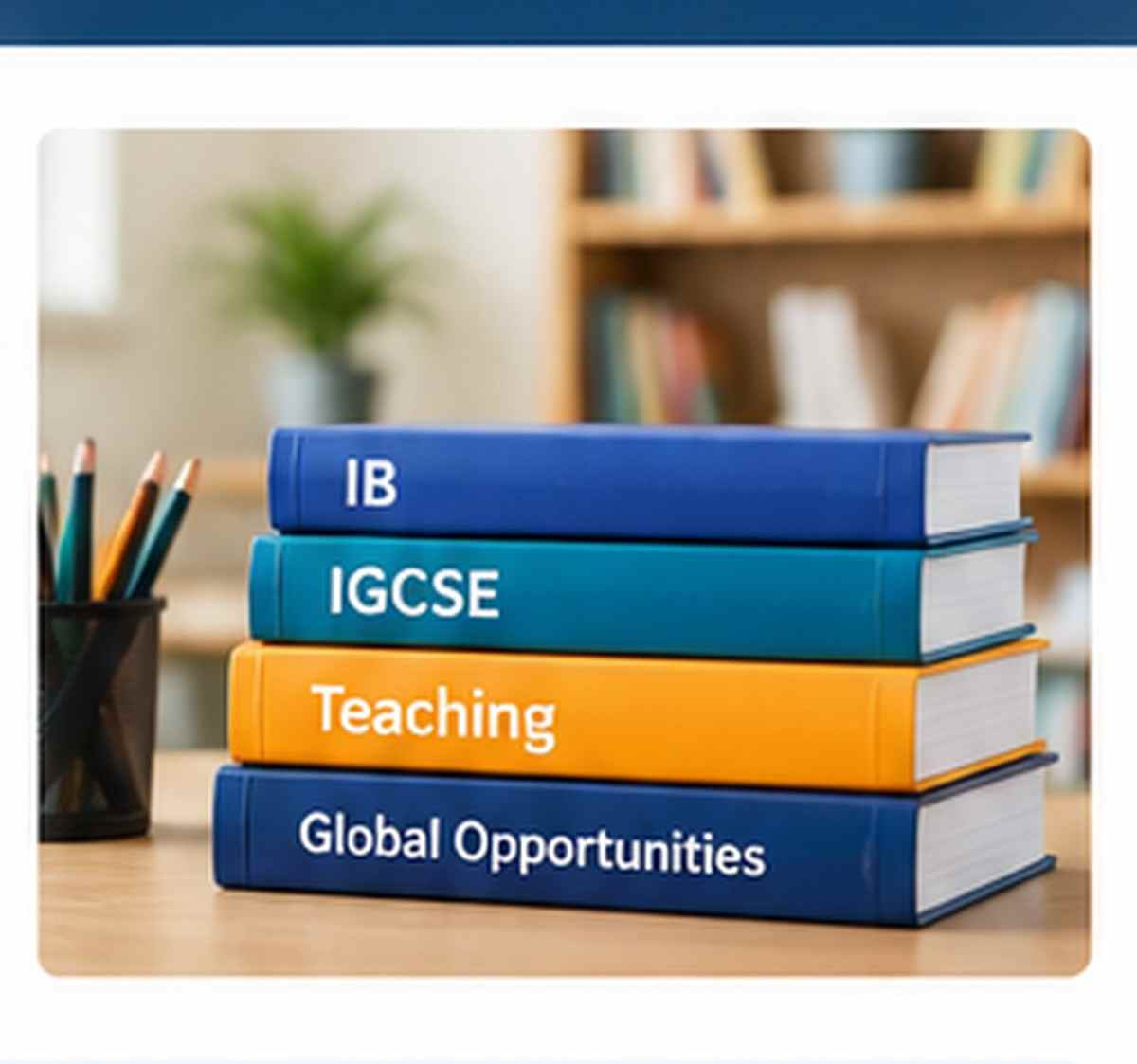 Students learning in an international school environment for IB education