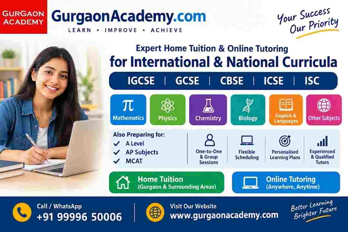 Online GCSE, IGCSE and AP Physics coaching for Gurgaon students