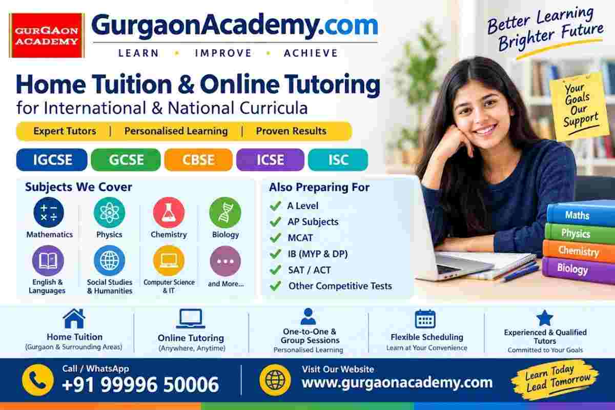 Join Gurgaon Academy classes for DLF Phase 4 students